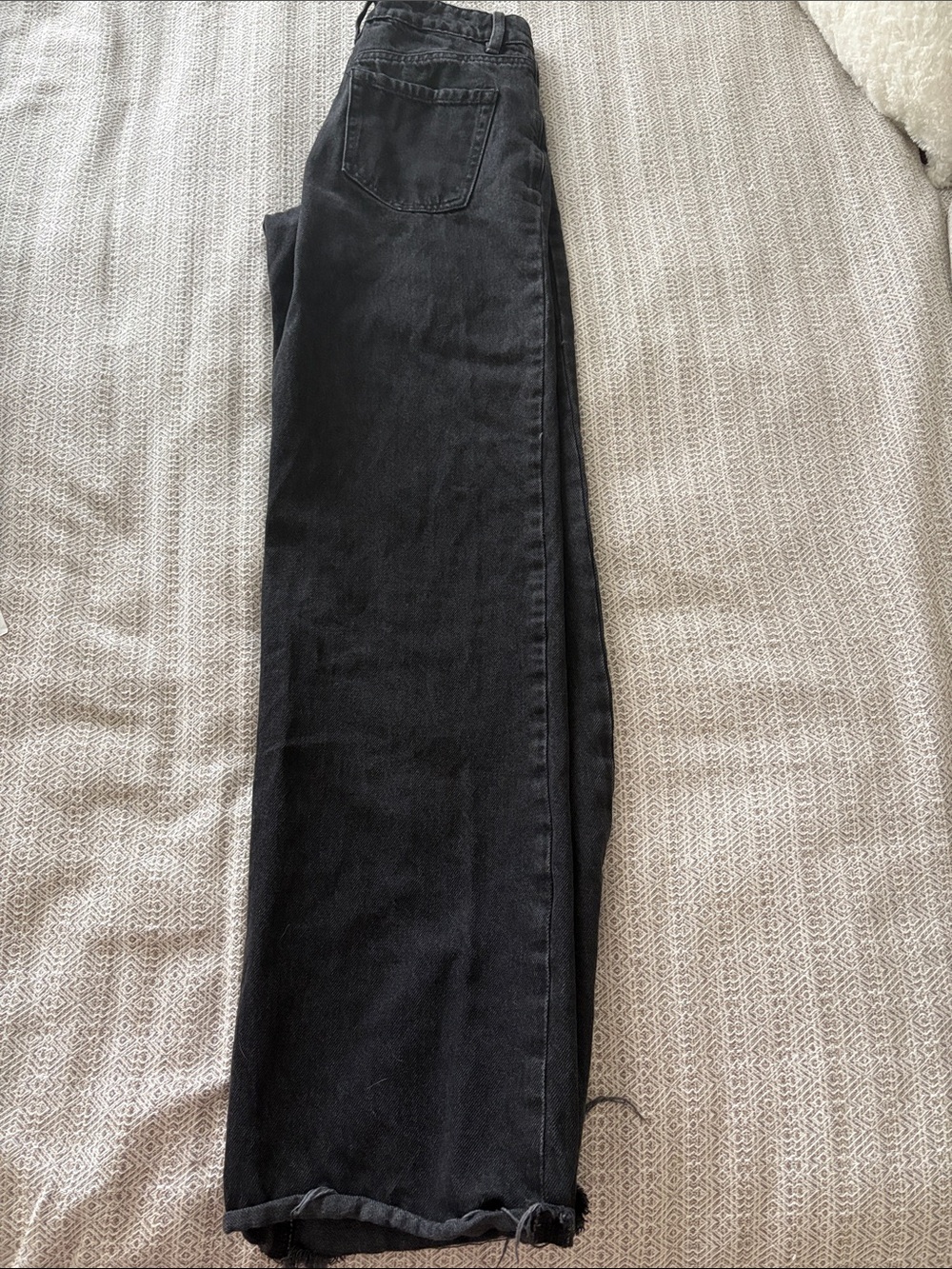 Dynamite Black Wide-Leg Jeans